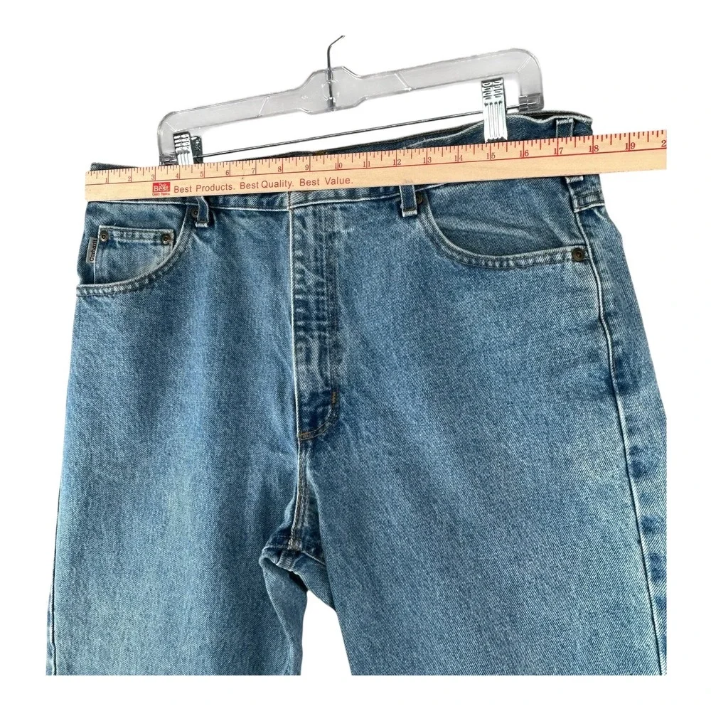 Carhartt Relaxed Fit Jeans Mens 38x30 (36x29) Denim Work‎ Pants Casual Y2K Baggy